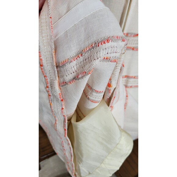 Rare Vintage 60s Leonard Arkin 2pc Linen Dress Suit VTG Size 12 (Modern 8?) - Picture 11 of 16